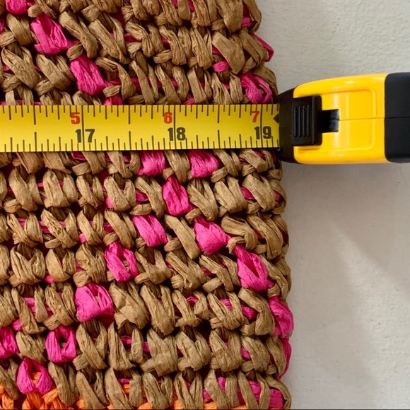 Boho Woven Paper Tote Bag - Picture 8 of 9